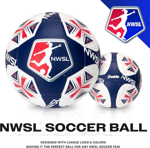 5 1 Franklin Sports NWSL Team Soccer Balls - Soccer Balls for Kids + Adults - Boys + Girls Soccer Balls - Official NWSL