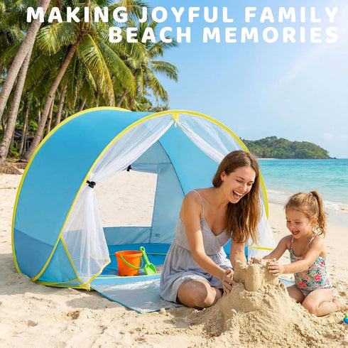Portable Baby Beach Tent - UV Protection Sun Shelter