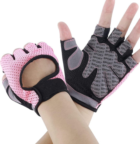 Weight Lifting Gloves for Men Women Gym Half-Finger Glove with Anti Slip
