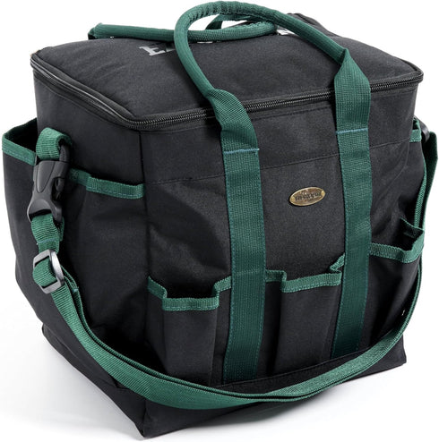 Shires Ezi-Groom Grooming Kit Bag Forest Green