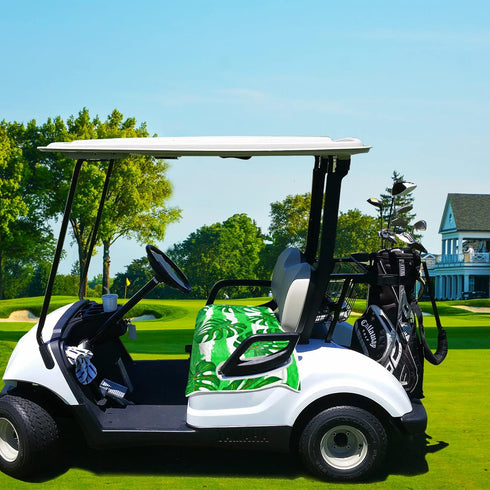 Golf Cart Seat Covers, Unique Towel Blanket for EZGO, Yamaha, Club Cars, 2/4-seats