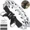 Prong Collar for Dogs - Adjustable Quick-Release Metal Buckle Pinch Collar, Stainless Steel Choker Collar (L/Neck Girth