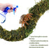 Hammock,Reptile Hermit Crab Accessories, Hermit Crab Climbing Toys,Flexible Moss Pole with Wood Bridges Reptile Tank