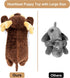Dog Heartbeat Toy for Separation Anxiety Relief - Automatic Timing Heartbeat Stuffed Animal for Dogs and Cats