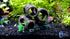 UNEAK Aquarium Decorations, Three Stacked Broken Barrels Ornament for Fish Tank Landscaping, Resin for