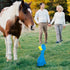 Hungdao 2 Pcs Horse Toys - 11 Inches Latex Rubber Chicken Dog Toy for Separation Anxiety (Blue)