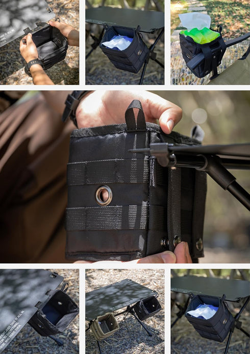 XS Black Camping Moon Storage Box Accessory, Small Gear Organizer BG-1212BK