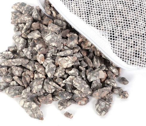 Aquarium Zeolite Filter Stone with Media Bag, Fish Water Purification Odor Remover for Fish and Pond