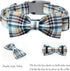 Lionet Paws Dog and Cat Collar with Bowtie, Adjustable Grid Collar for Small to Large Dogs