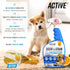 32 oz Pet Odor and Stain Eliminator - ACTIVE Enzyme Cleaner for Dog & Cat Urine, Stain Remover Spray for Carpet