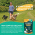 60 Count Daily Wellness Supplements for Dogs | Probiotic & Prebiotic Benefits with Fish Oil & Seaweed to Keep Your Dog