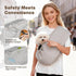Pawfun Dog Carrier Sling for Small Dogs Cats- Hands Free Pet Sling Carrier with Mesh Lining Pocket & Safety Hook