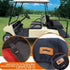 Golf Cart Front Seat Cover for Club Car DS (2000.5 and Up) - Durable Polyester Fabric, Breathable Washable Seat Cover