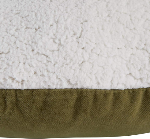 Maddie Donut Dog Bed - Medium - Moss - with Removable Center Pillow (32" x 32")