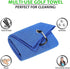 Golf Towels, Microfiber Waffle Pattern Tri-fold Towel with Brush Tool Kit, Clip Included