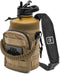 NATURE PIONEOR Tactical Water Bottle | Stainless Steel 18/8 Food Grade Half Gallon Jug with Carrying Molle Sleeve