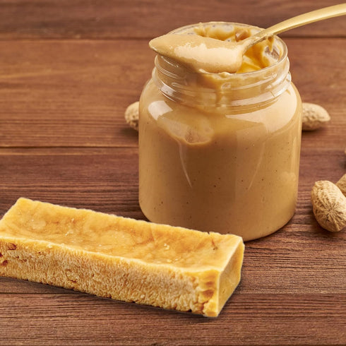 EcoKind Pet Treats Premium Gold Peanut Butter Flavored Yak Chews | All Natural Himalayan Dog Chew