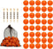Bac-kitchen 40 Pack Foam Golf Practice Balls - Realistic Feel and Limited Flight