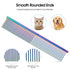 ROPO Dog Comb for Removing Matted Fur - Pet Dematting Comb with Non-Slip Grip Handle and Rounded Teeth for Long and