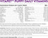 NaturVet VitaPet Puppy Daily Vitamins Plus Breath Aid, 60 ct Time Release Chewable Tablets, Made in USA