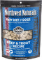 Northwest Naturals Freeze-Dried Beef & Trout Dog Food - Bite-Sized Nuggets -