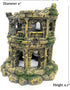 Antique Roman Column Ruins, European Castle Aquarium Decorations for Fish Tank Hideout