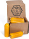 BeeTheLight Beeswax Lantern Candles (3.5" x 1.25") - Smokeless Unscented Candle -