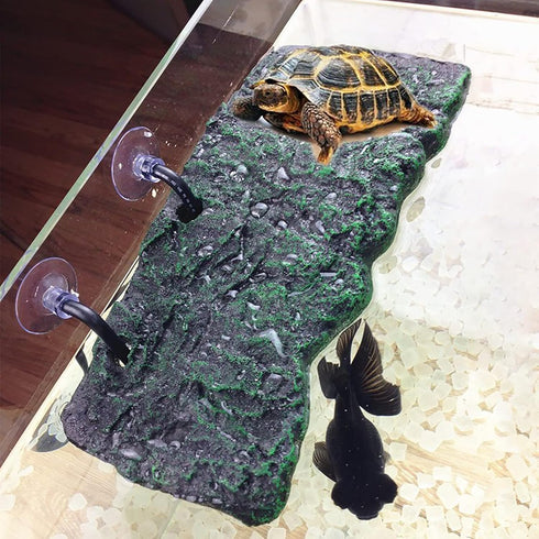 Minidiva Turtle Basking Platform, Resting Terrace Aquarium Ornament