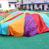 mifasuo 6ft 10ft 12ft 16 16ft 20ft (20ft 28 Kids Play Rainbow Parachute with Handles Tent Game for Children Gymnastics