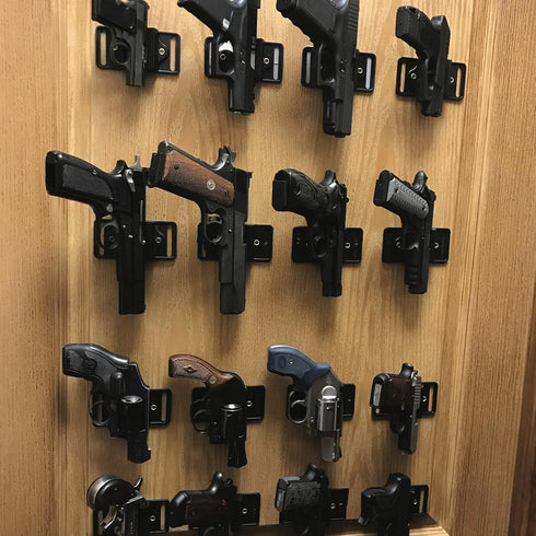 Gun Magnet Mount, Super Strong, Magnetic Gun Holster| Polypropylene Plastic Scratch Resistant Plastic| Gun Holder
