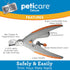 Allstar Innovations PetiCare LED Light Pet Nail Clipper, Great for Trimming Cats & Dogs Nails & Claws, 5X