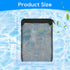 Aquarium Filter Media Bags, 8 Pack with Zipper, Reusable Strong Polyester Fine Mesh for Activated Carbon