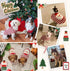 Dog Christmas Sweater, Cute Striped Santa Claus Costume for Small Medium Large Dogs (XXS, Red White Stripe)
