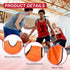 12 Pack 28 Inch PATIKIL Soccer Training Vest, Team Sports Pinnies Reversible Numbered Soccer Practice Pennies Jerseys