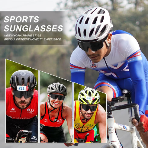 Polarized Sports Sunglasses for Men and Women - Fishing, Cycling, Mountain Bike, Baseball with UV Protection