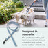 FuzzYard Life Dog Lead | Size L | Stylish Premium Cotton Design in French Blue for Everyday Walking and Training