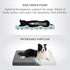 Bedsure Extra Large Dog Crate Bed - Big Orthopedic Waterproof Bed with Removable Cover for Large Dogs, Dark Grey