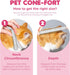 SunGrow Cat Cone Collar Soft, Elizabethan E Collar for Cats & Kittens After Surgery, Recovery Suit for Wound Cover