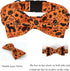 Lionet Paws Halloween Dog Collar with Bowtie - Cute Adjustable Cotton Fall Bowtie Collar for Small Medium Large Dogs