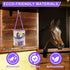 9-Piece Set Complete Horse Grooming with Tote Bag - Essential Tools for Beginners (Purple)