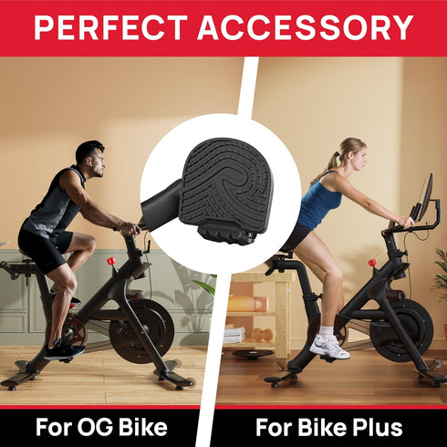 Pedals for Regular Shoes Compatible with Peloton Bike & Bike Plus, Extra Large Fit Replacement Pedals Adapter
