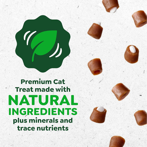 3 oz. (85 Greenies Feline Pill Pockets for Cats Natural Soft Cat Treats, Chicken Flavor, Pouch Treats)