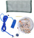 Abaodam Hand Throw Cast Net for Bait Fish with Aluminum Ring Frame