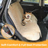 Dog Car Seat Cover for Front or Back Seat, Soft Flannel Pet Car Seat Protector with Waterproof Layer, Non-Slip Washable