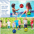 Junkin 4 Pcs Soft Foam Soccer Ball, 6'' Size 2, Indoor Outdoor Mini Sponge for Kids Beginner Practice