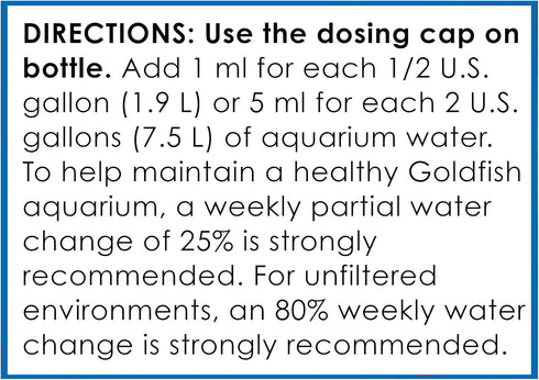 4-Ounce API GOLDFISH PROTECT Aquarium Water Conditioner Bottle