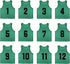 12 Pack Numbered1-12 Scrimmage Vests/Sport Pinnies/Training Bibs For Basketball,Soccer, Volleyball and Baseball