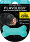 Playology Dual Layer Bone Toy for Medium Dogs (15-35lbs) - Durable Peanut Butter Scented Chew Toy, Easy to Clean