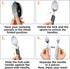 Orblue 4-in-1 Camping Utensils 2-Pack, Portable Stainless Steel Spoon, Fork, Knife & Bottle Opener Set