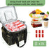Tirrinia Large Insulated Cooler Bag, Outdoor Leakproof Cooler Box with Adjustable Shoulder Strap for Camping, Picnic